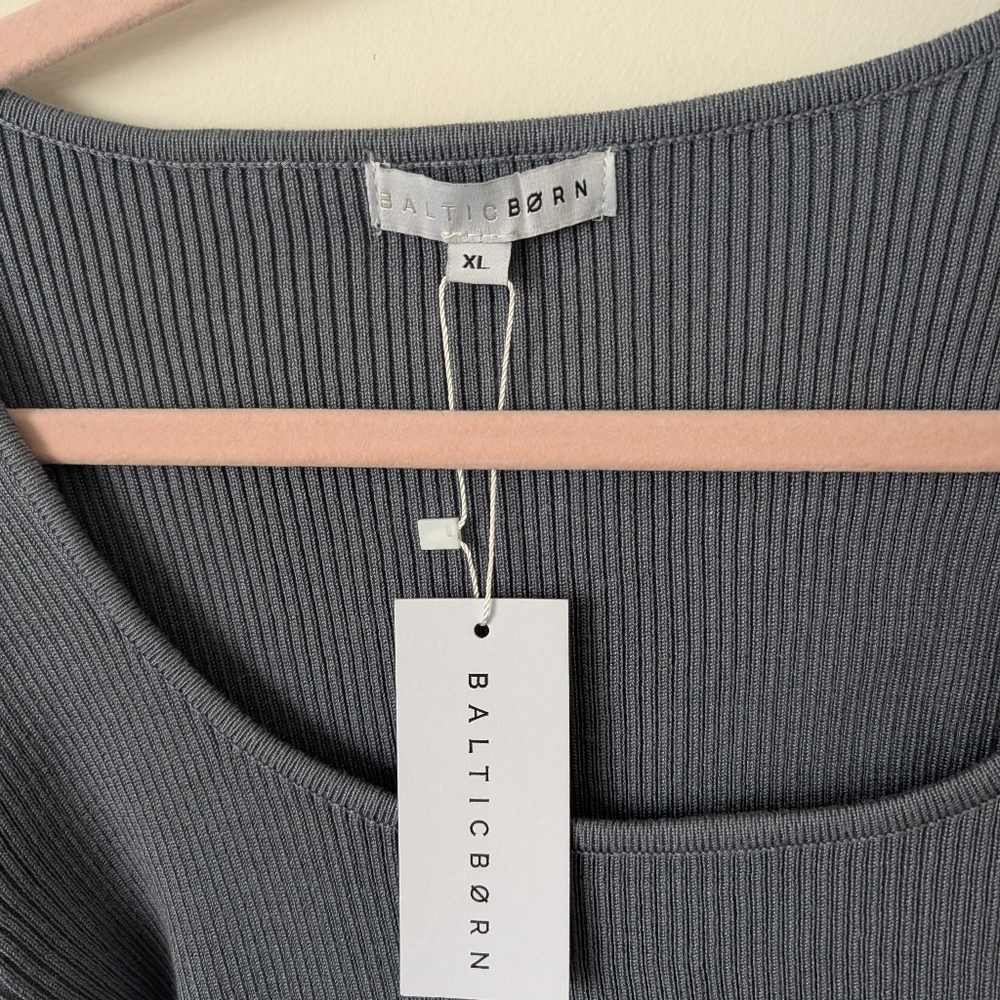 Baltic Born Slate Blue Tayla Knit Top Size XL New - Picture 4 of 6